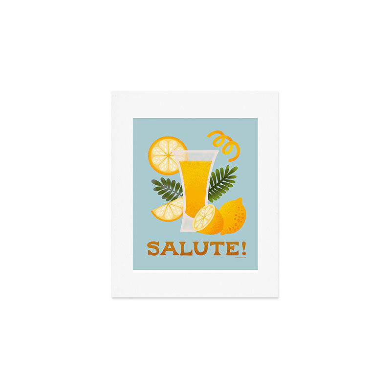 Limocello - Amalfi Coast Cocktails Art Print Gallery Image 1
