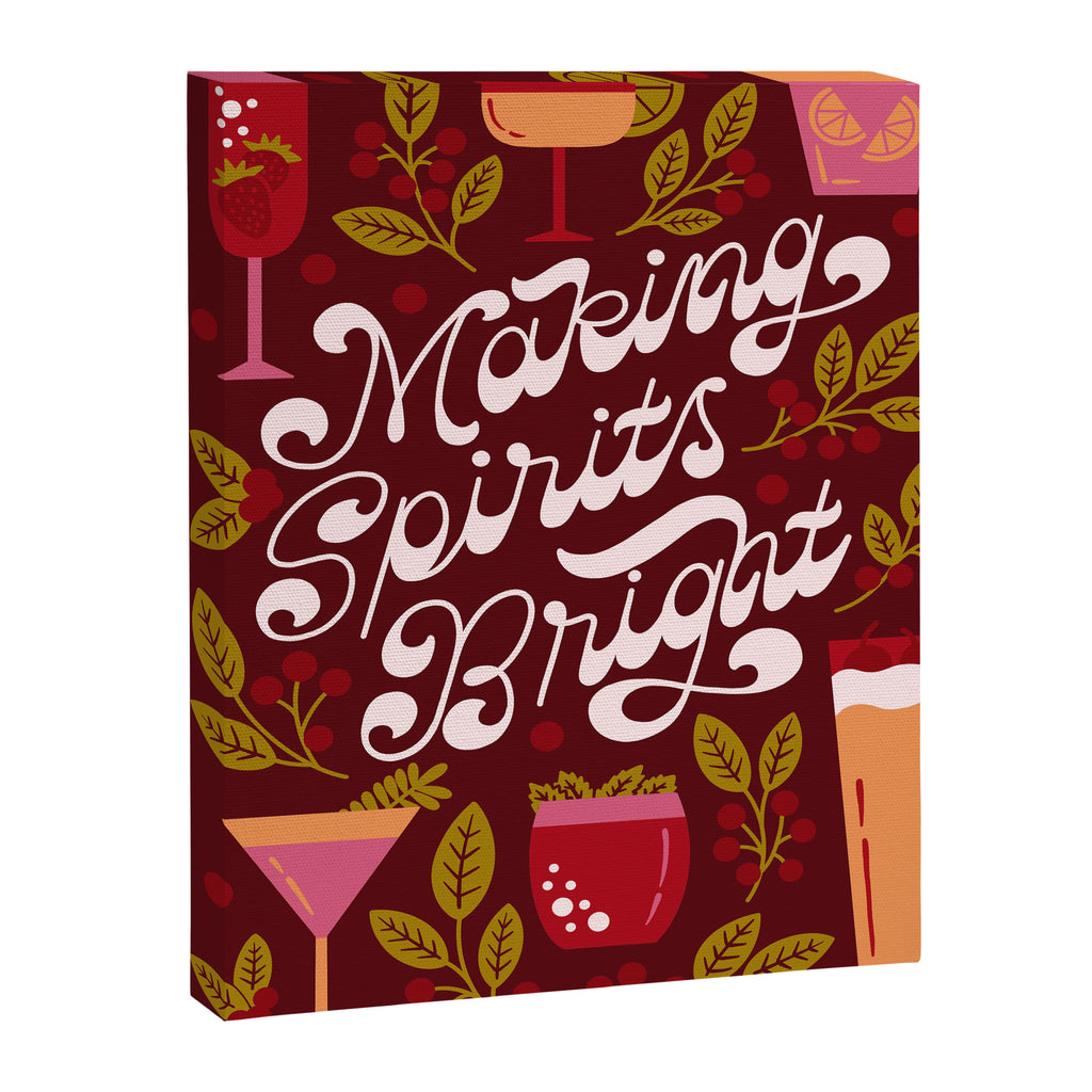 Making Spirits Bright Holiday Drinks Canvas Print Gallery Image 6