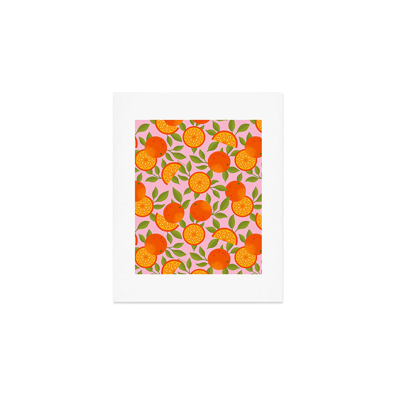 Orange Pattern - Amalfi Coast Cocktails Art Print Gallery Image 1
