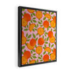 Orange Pattern - Amalfi Coast Cocktails Framed Canvas Print Gallery Image 2