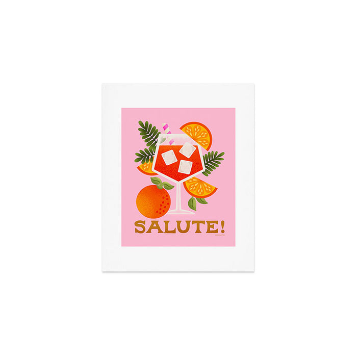 Orange Spritz - Amalfi Coast Cocktails Art Print Gallery Image 1