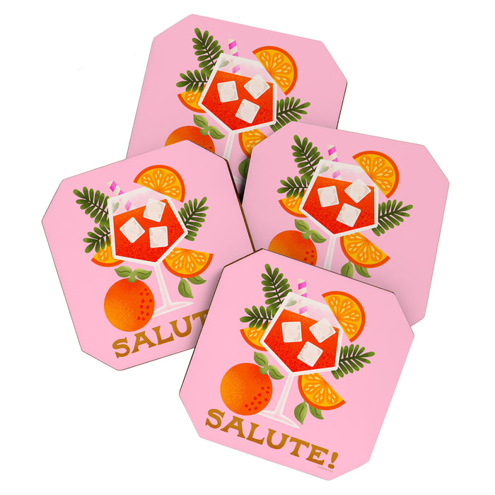 Orange Spritz - Amalfi Coast Cocktails Coaster Gallery Image 1