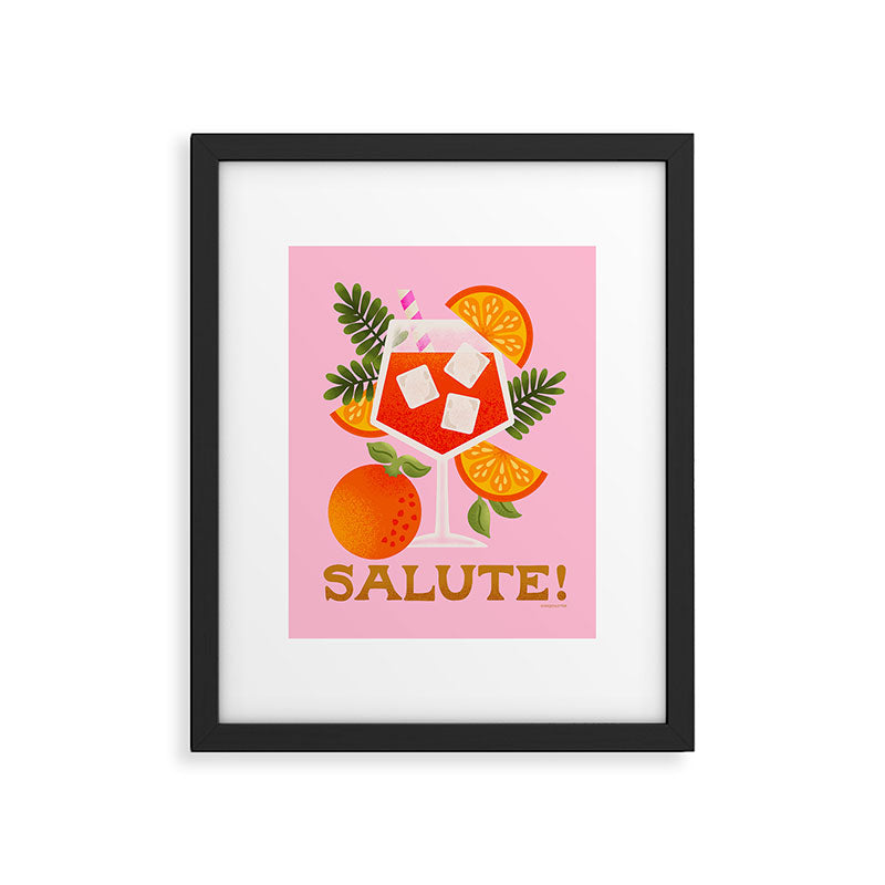 Orange Spritz - Amalfi Coast Cocktails Framed Art Print Gallery Image 5
