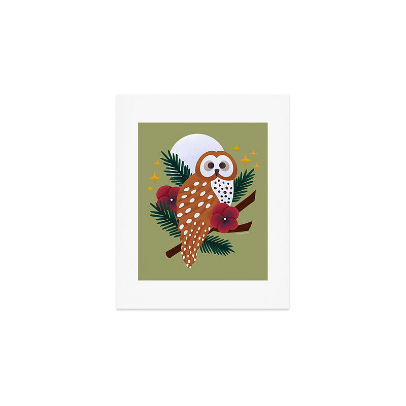 Owl - Crepuscular Critters Art Print Gallery Image 1