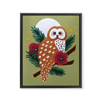 Owl - Crepuscular Critters Framed Canvas Print Gallery Image 6