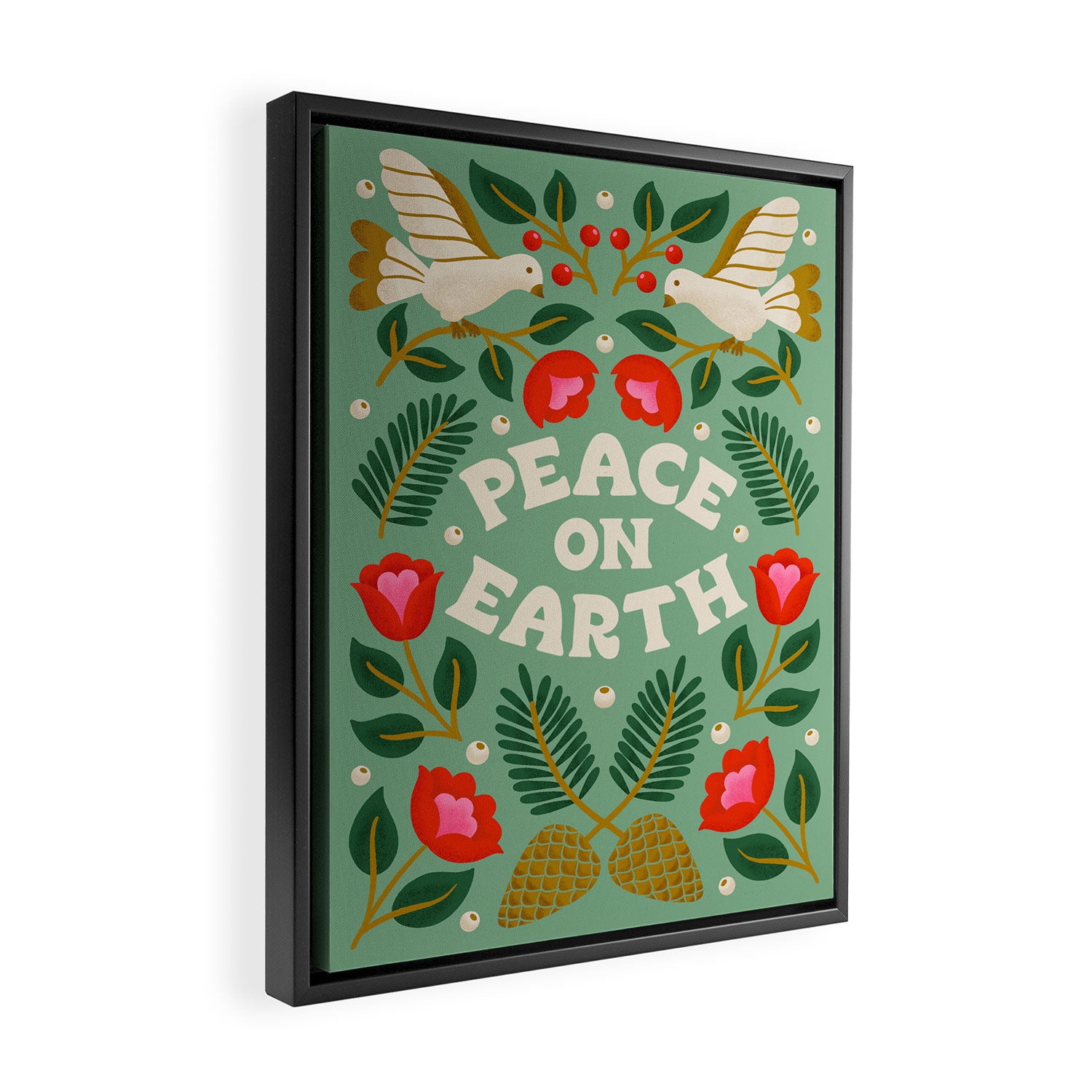 Peace on Earth Framed Canvas Print Gallery Image 2