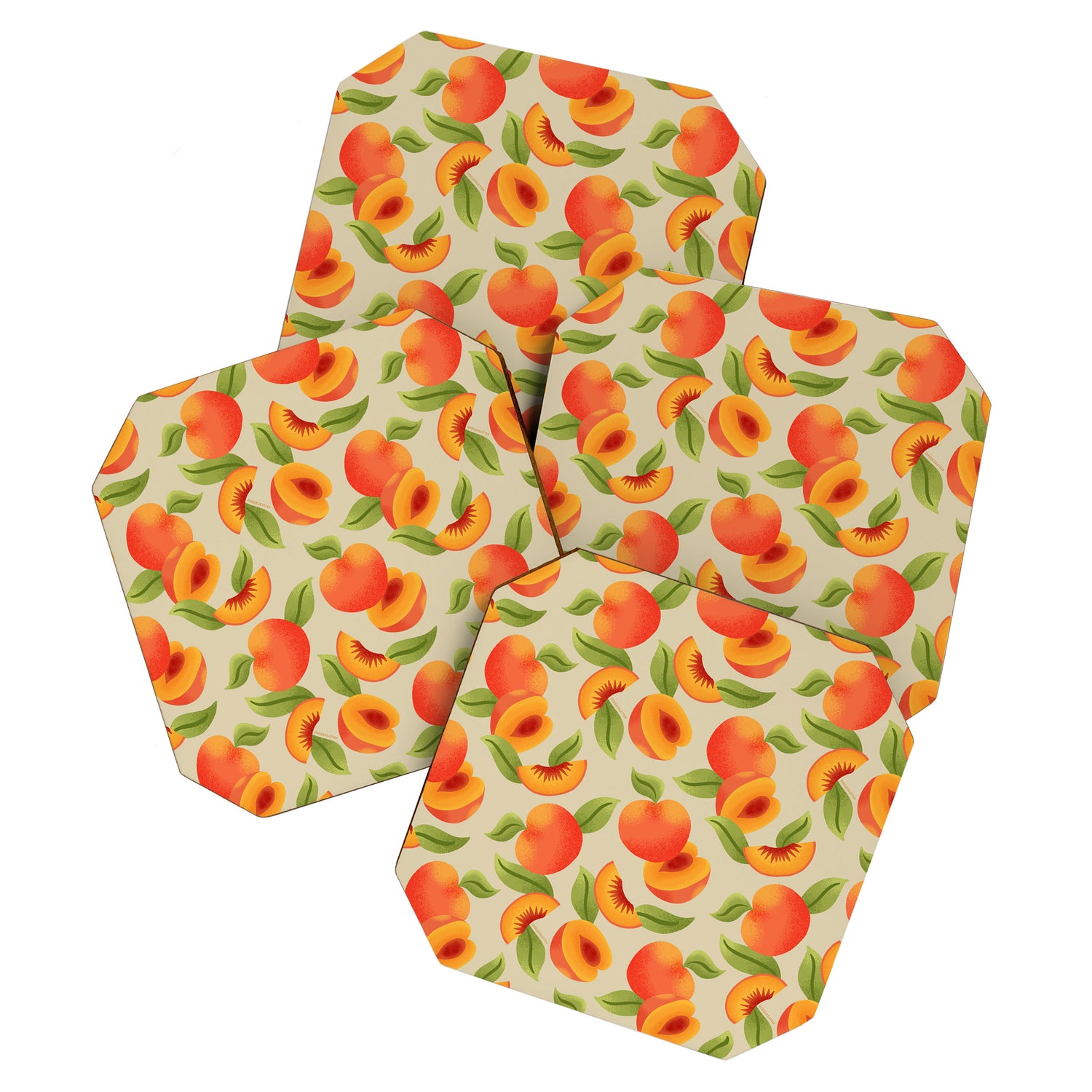 Peach Pattern - Amalfi Coast Cocktails Coaster Gallery Image 1