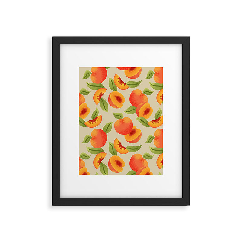 Peach Pattern - Amalfi Coast Cocktails Framed Art Print Gallery Image 5
