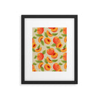 Peach Pattern - Amalfi Coast Cocktails Framed Art Print Gallery Image 4