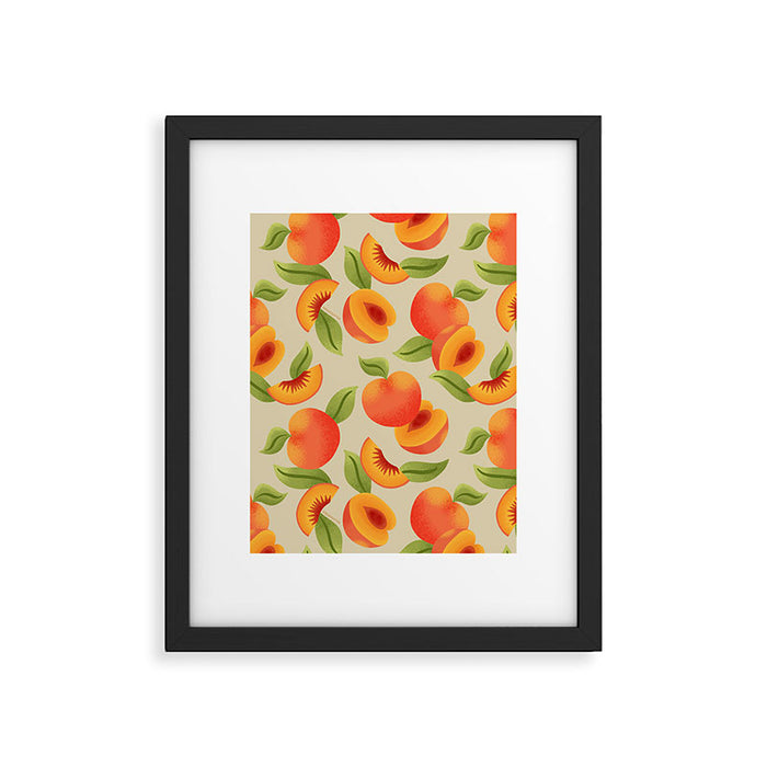 Peach Pattern - Amalfi Coast Cocktails Framed Art Print Gallery Image 1