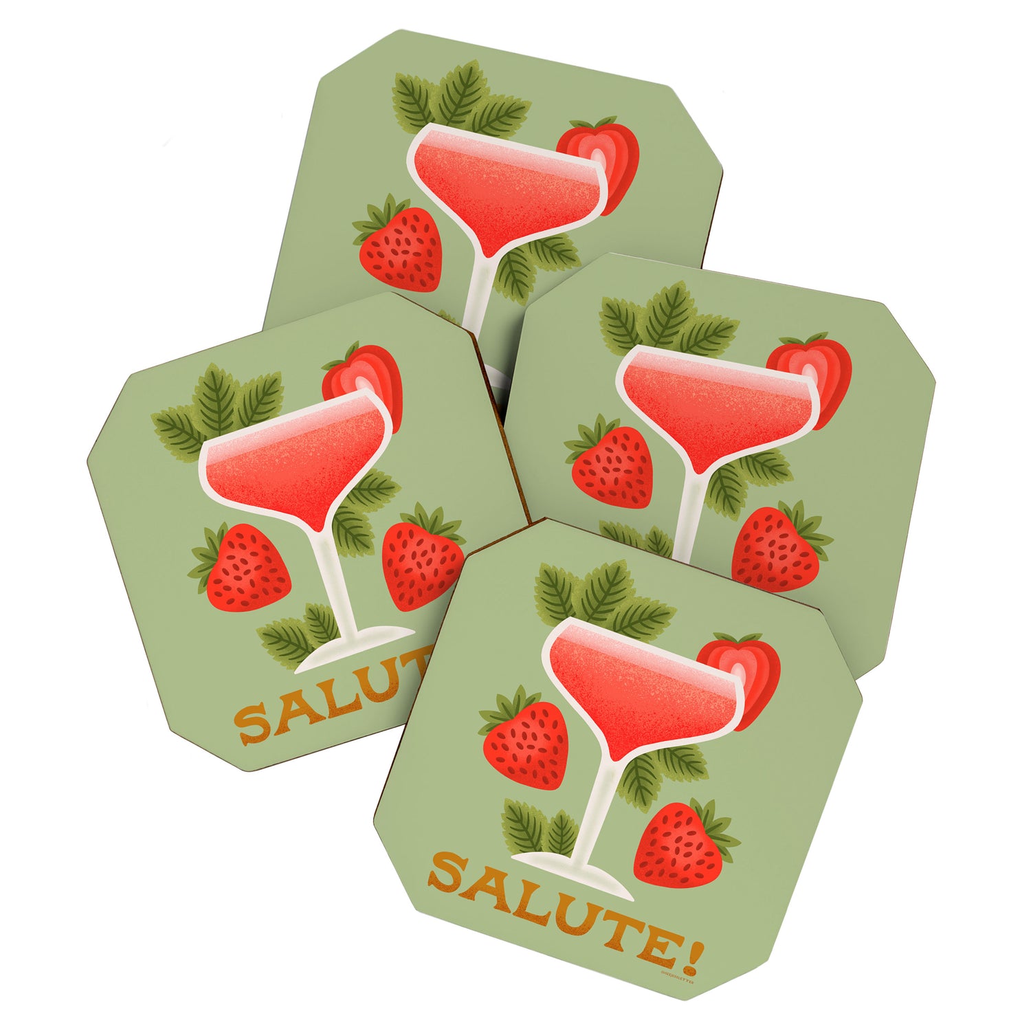 Rossini - Amalfi Coast Cocktails Coaster Gallery Image 1