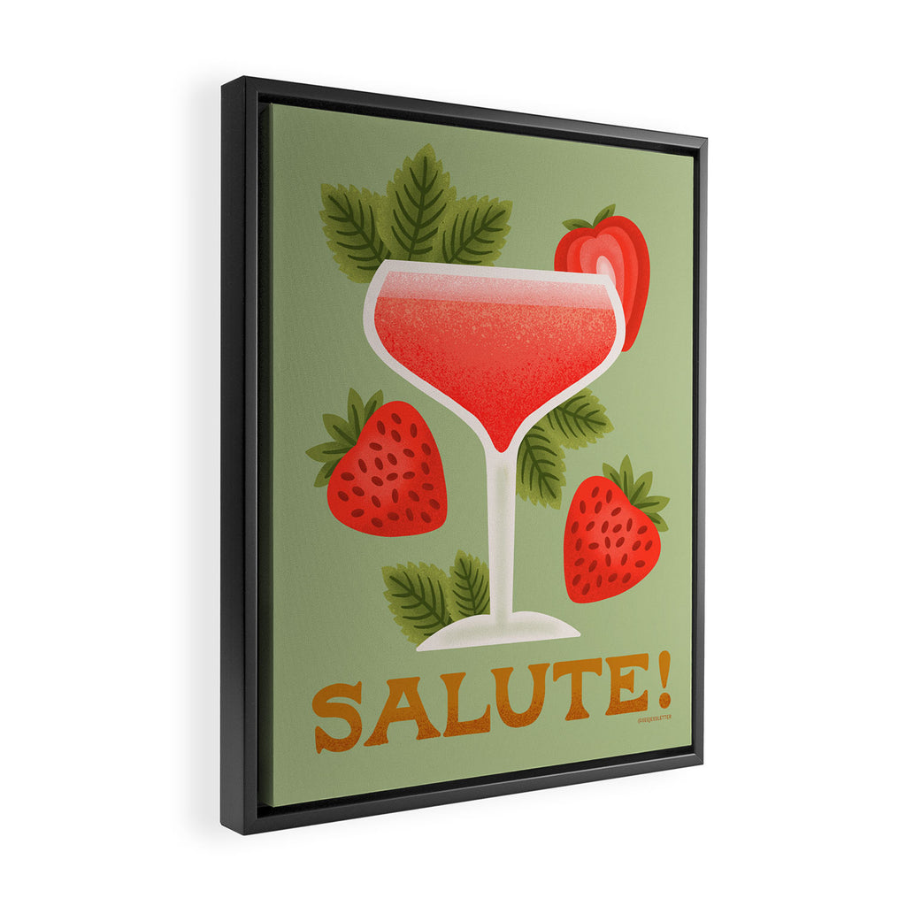 Rossini - Amalfi Coast Cocktails Framed Canvas Print Gallery Image 2