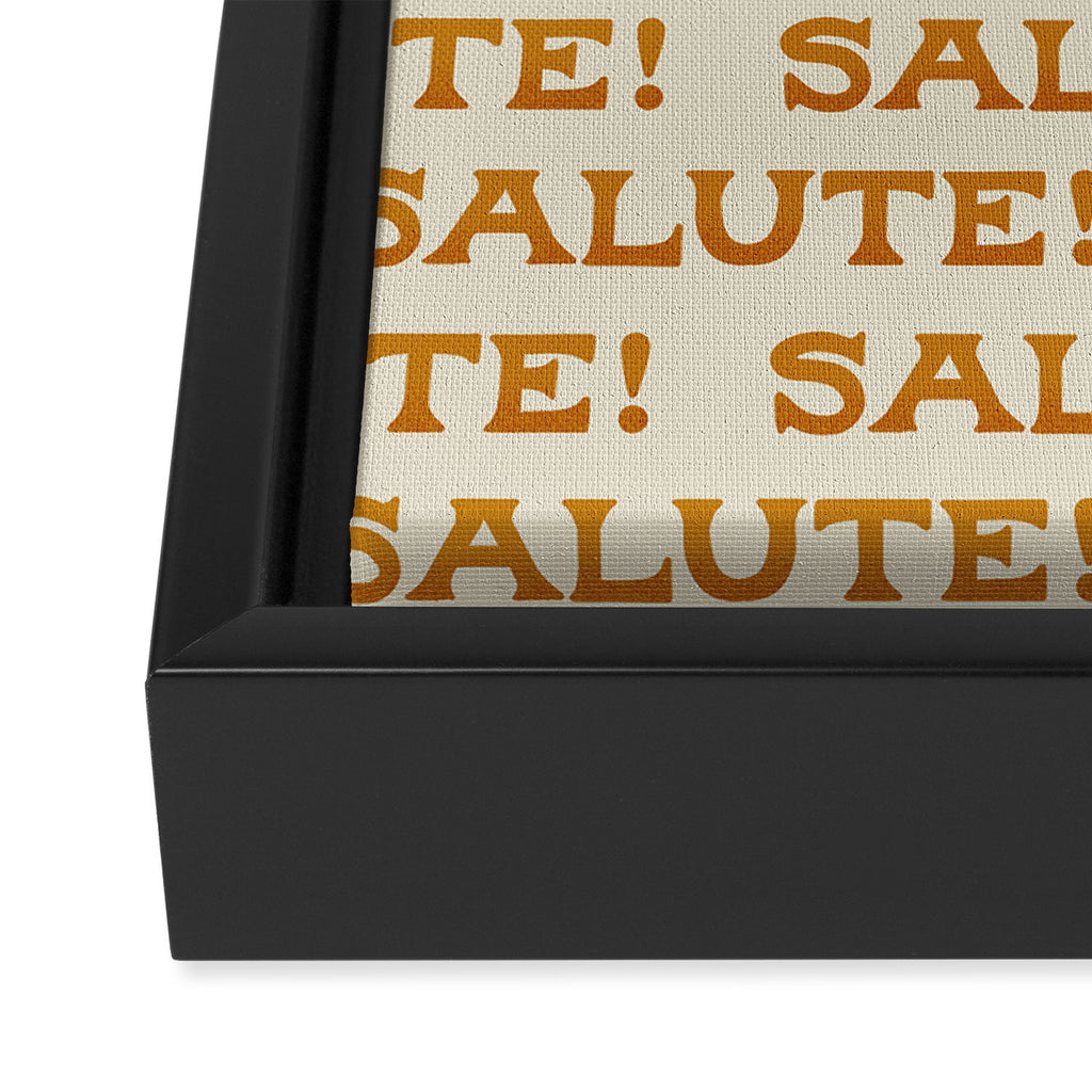Salute Pattern - Amalfi Coast Cocktails Framed Canvas Print Gallery Image 3