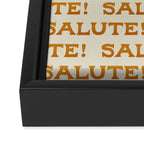 Salute Pattern - Amalfi Coast Cocktails Framed Canvas Print Gallery Image 3
