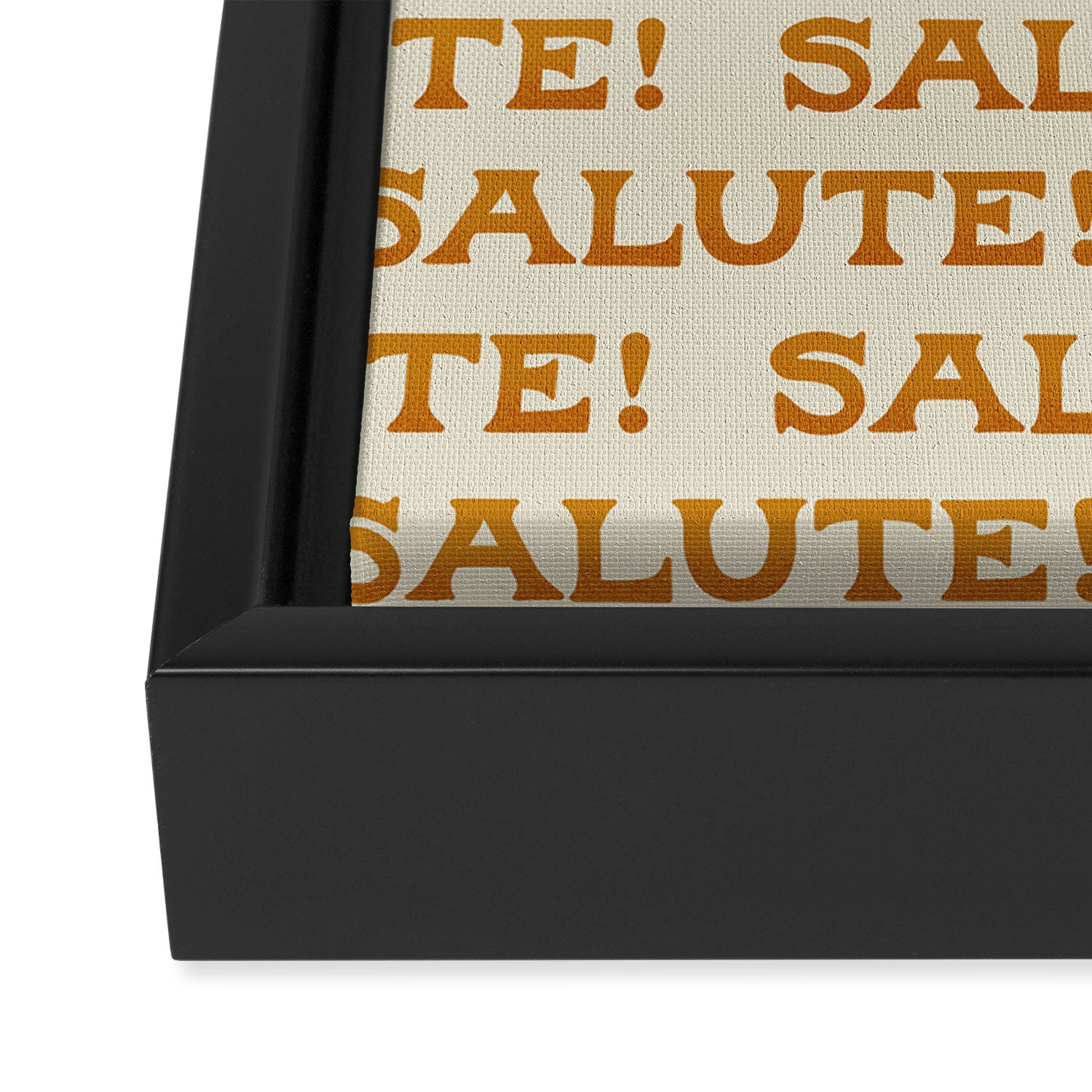Salute Pattern - Amalfi Coast Cocktails Framed Canvas Print Gallery Image 3