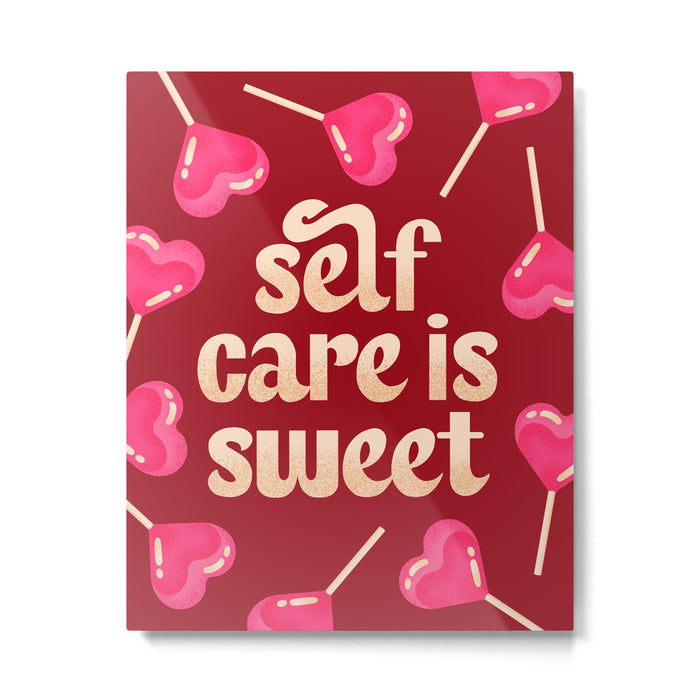 Self-Care is Sweet Metal Print Gallery Image 1