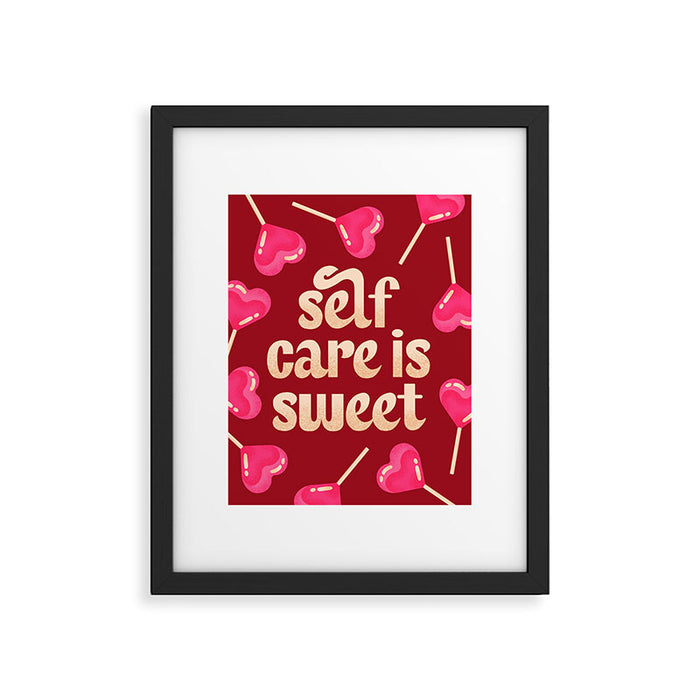 Self-Care is Sweet Framed Art Print Gallery Image 1