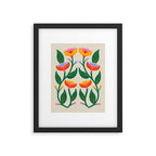 Symmetrical Flowers 2 Framed Art Print Gallery Image 5