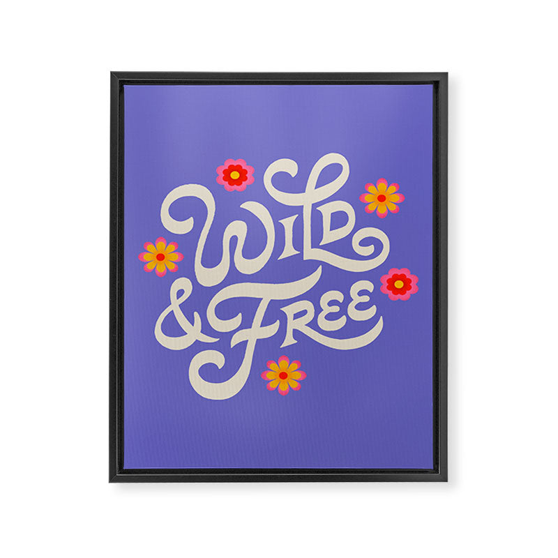 Wild and Free Framed Canvas Print Gallery Image 8