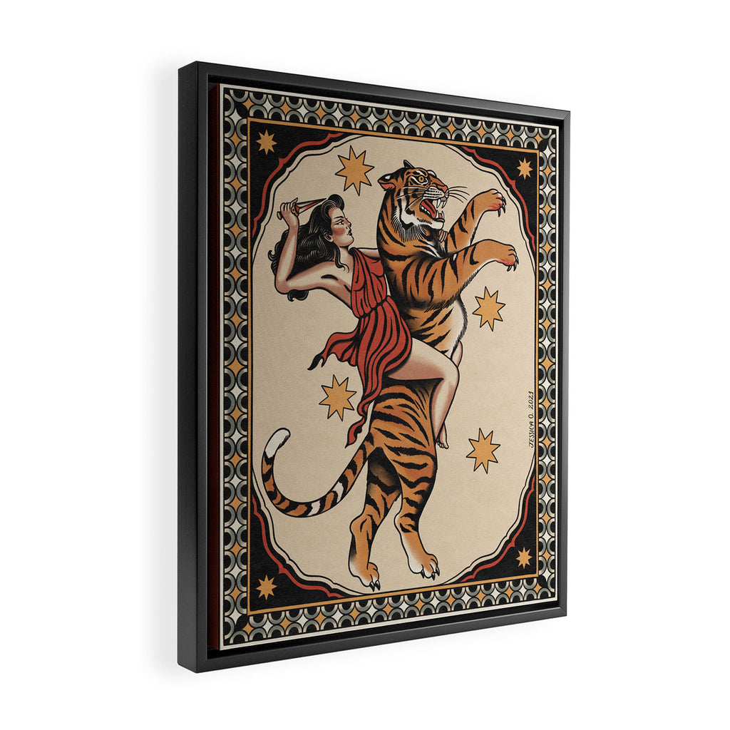 Amazona (dressed) Framed Canvas Print Gallery Image 2