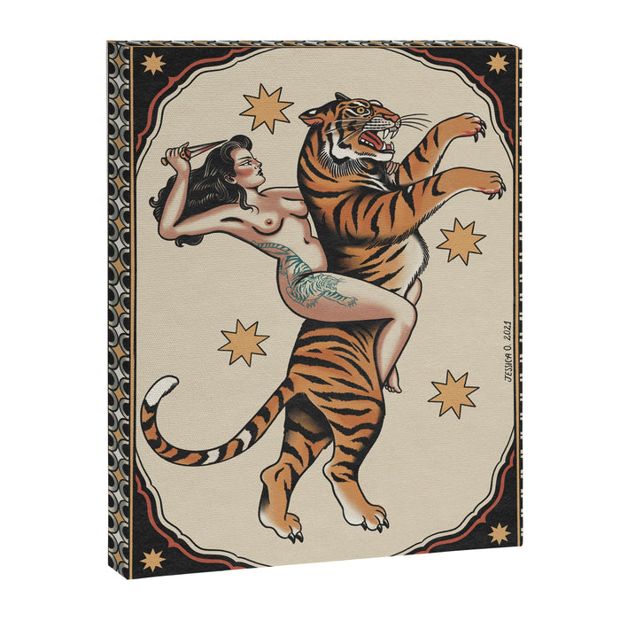 Amazona (tattooed) Canvas Print Gallery Image 1