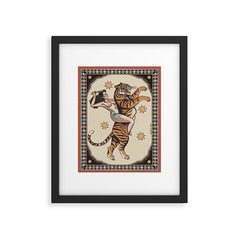 Amazona (tattooed) Framed Art Print Gallery Image 5