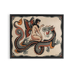 Beauty and the Beast Framed Canvas Print Gallery Image 2