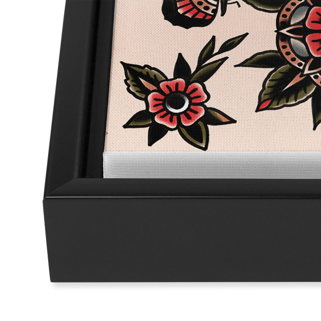 Butterflies Framed Canvas Print Gallery Image 3