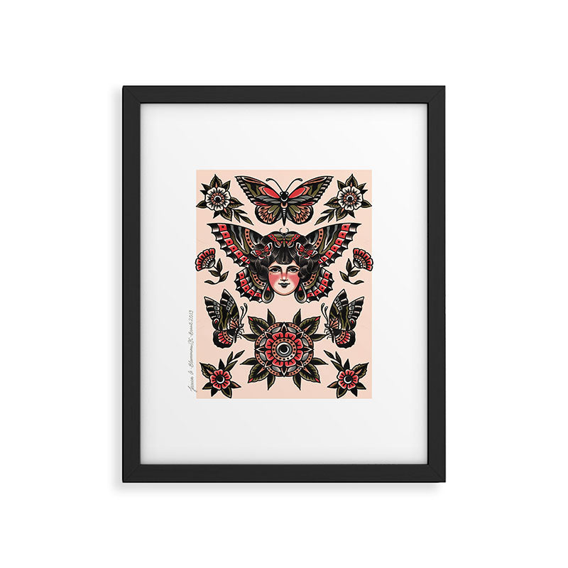 Butterflies Framed Art Print Gallery Image 5