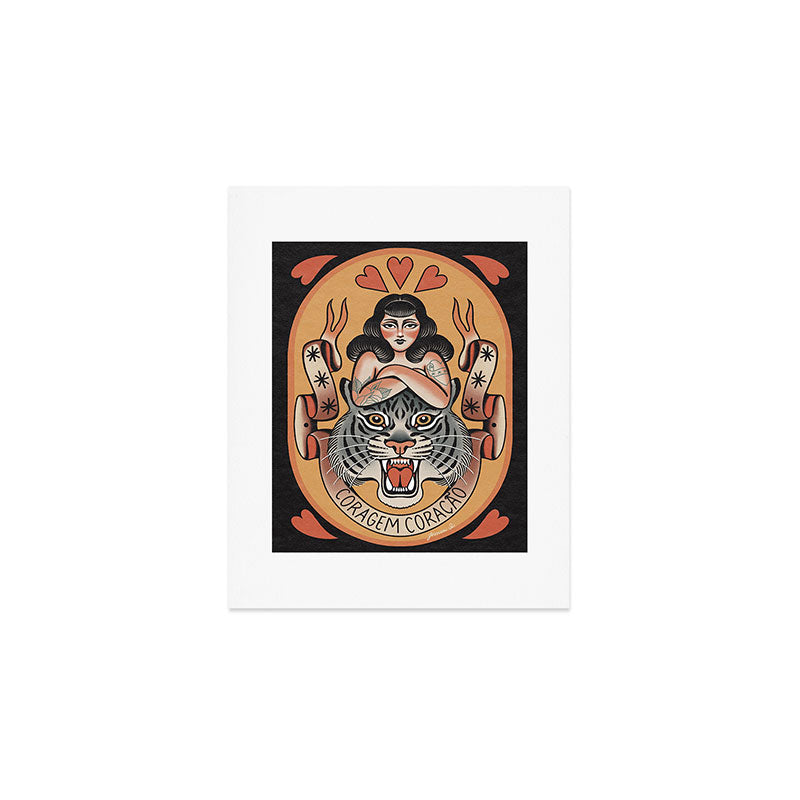 Coragem Coracao (Courage Heart) Art Print Gallery Image 1