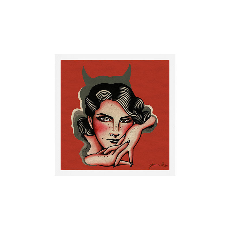 Evil Woman (Don't you play your games on me) Art Print Gallery Image 1