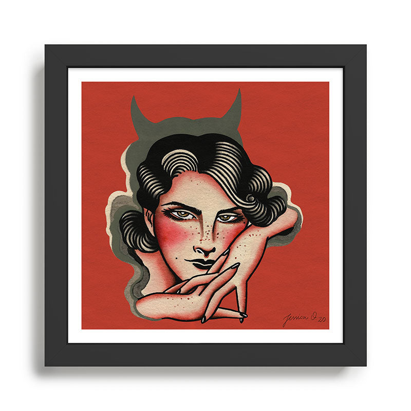 Evil Woman (Don't you play your games on me) Framed Art Print Gallery Image 1