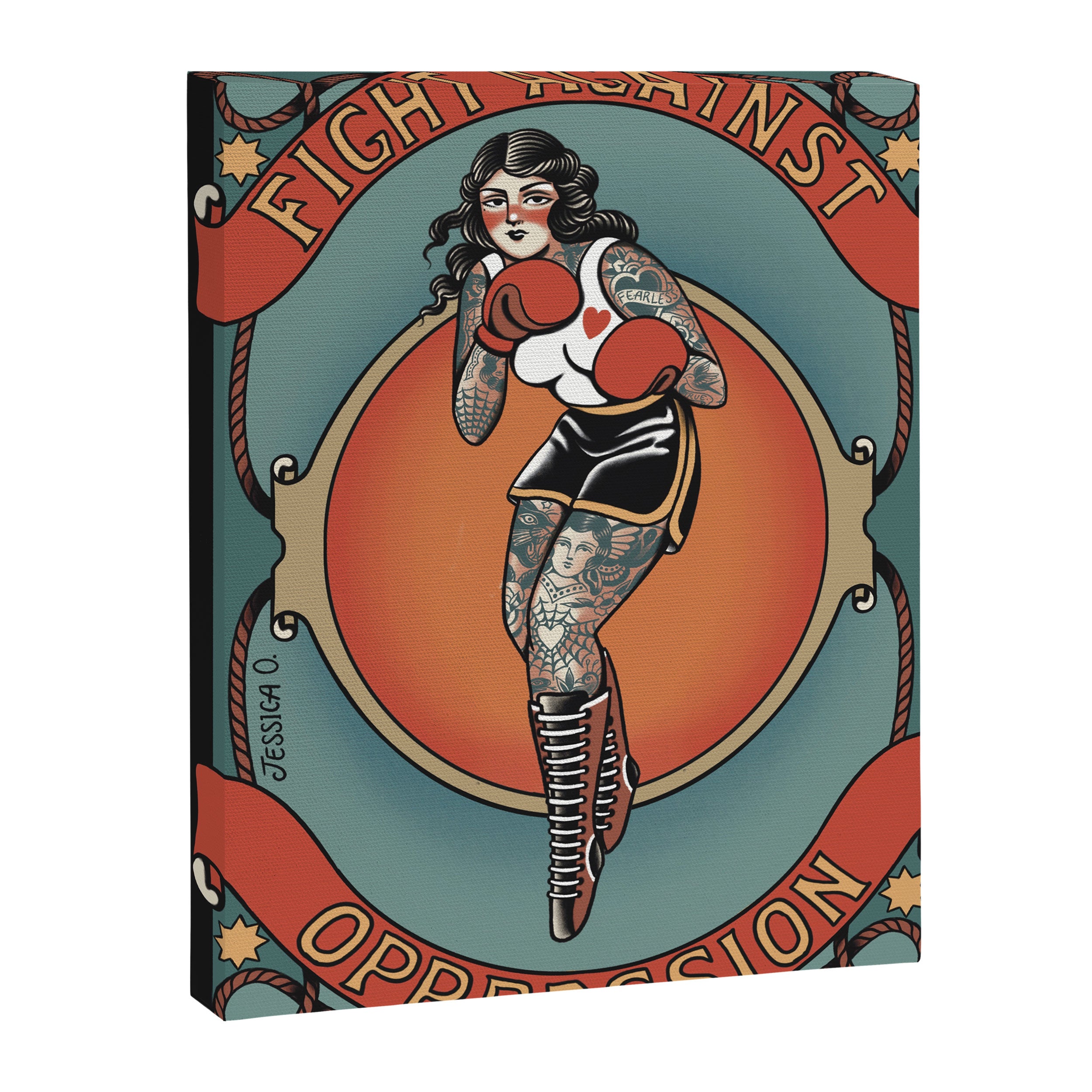 Fighter Canvas Print Gallery Image 8