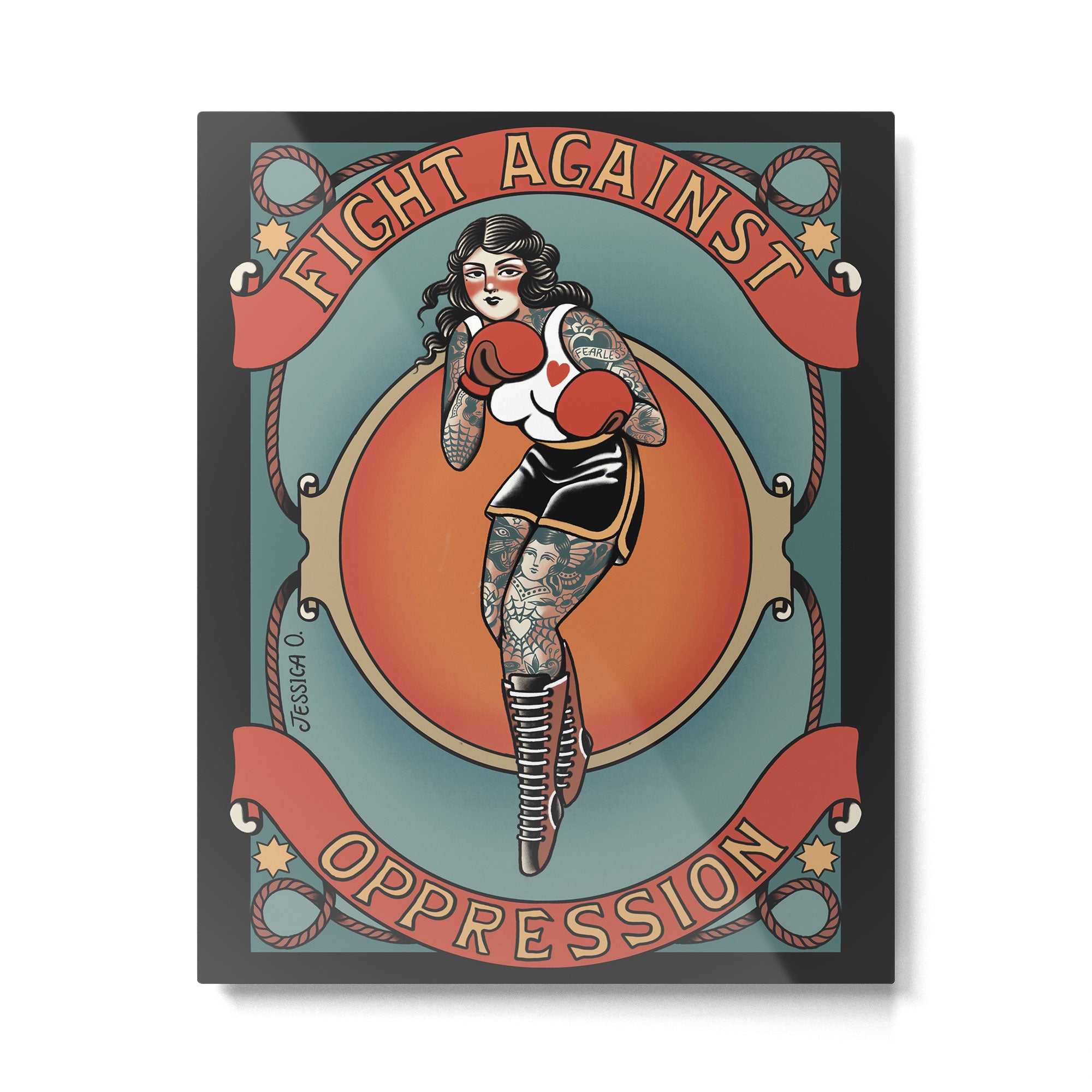 Fighter Metal Print Gallery Image 6