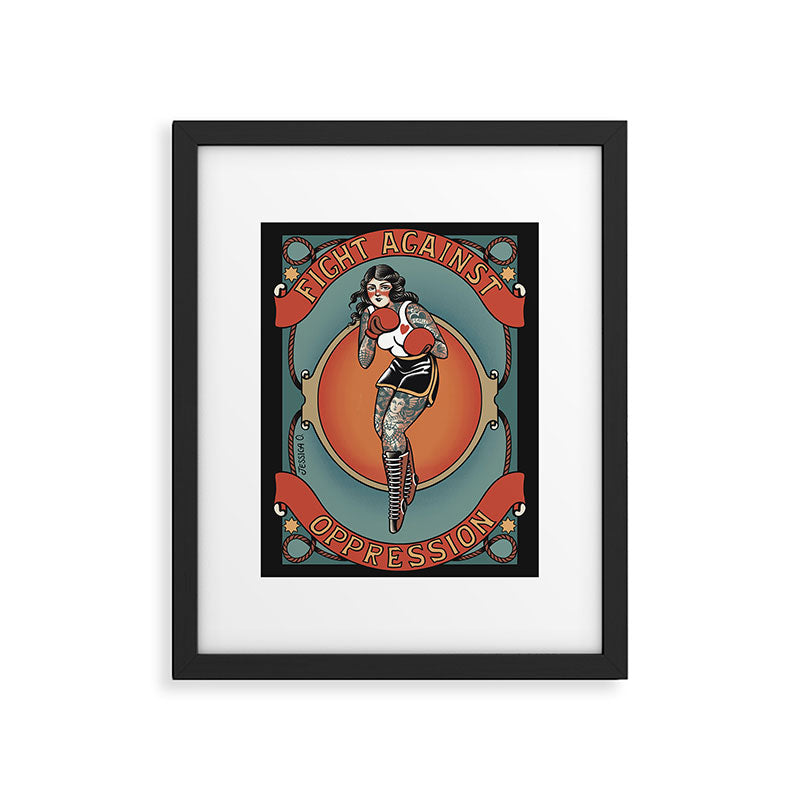 Fighter Framed Art Print Gallery Image 6
