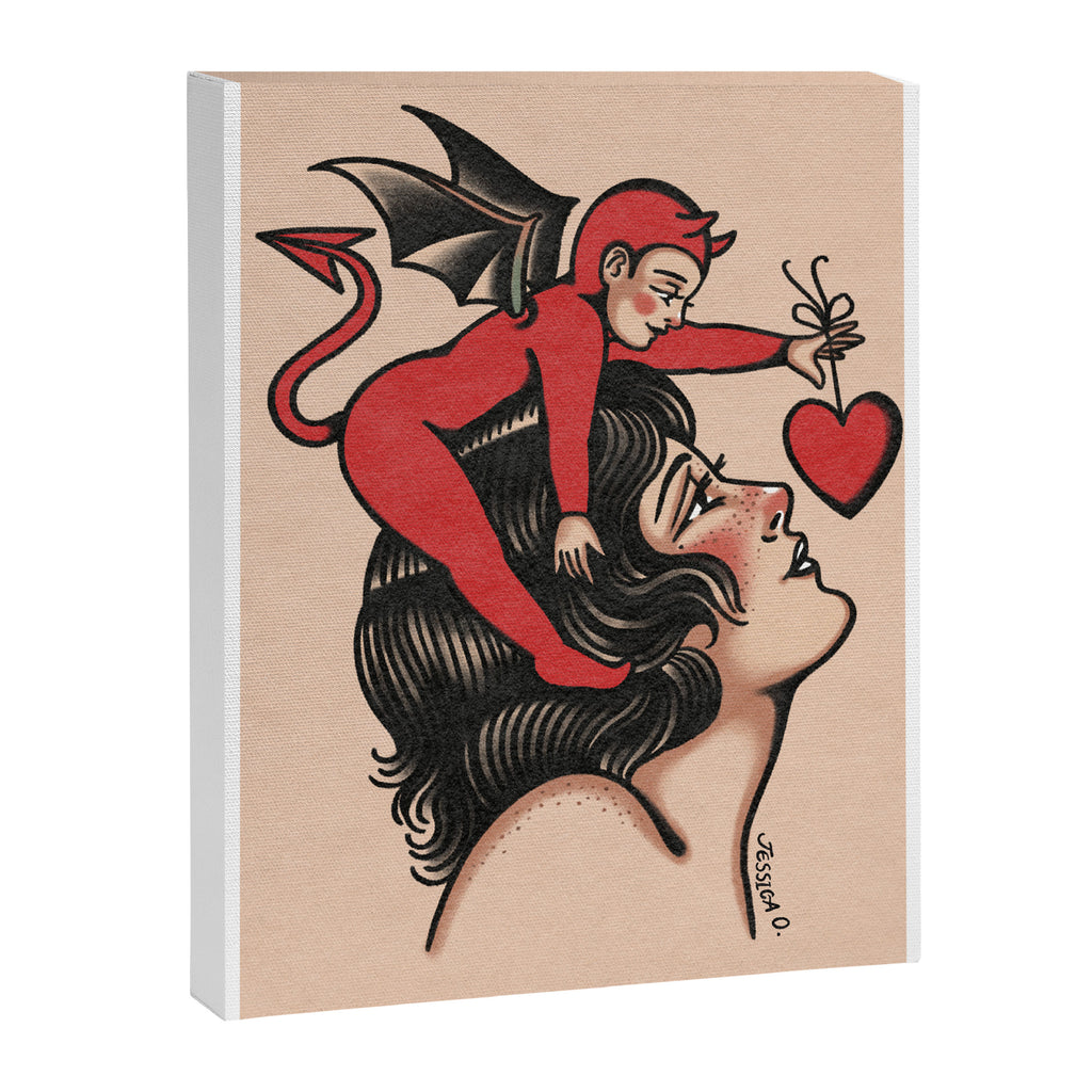 Love is Evil (new version) Canvas Print Gallery Image 6