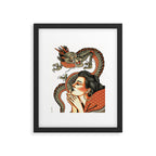Make a wish (white background) Framed Art Print Gallery Image 5