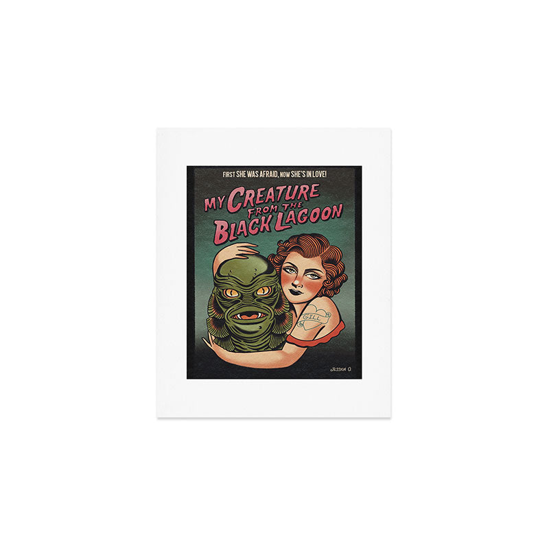 My Creature from the Black Lagoon Art Print Gallery Image 1