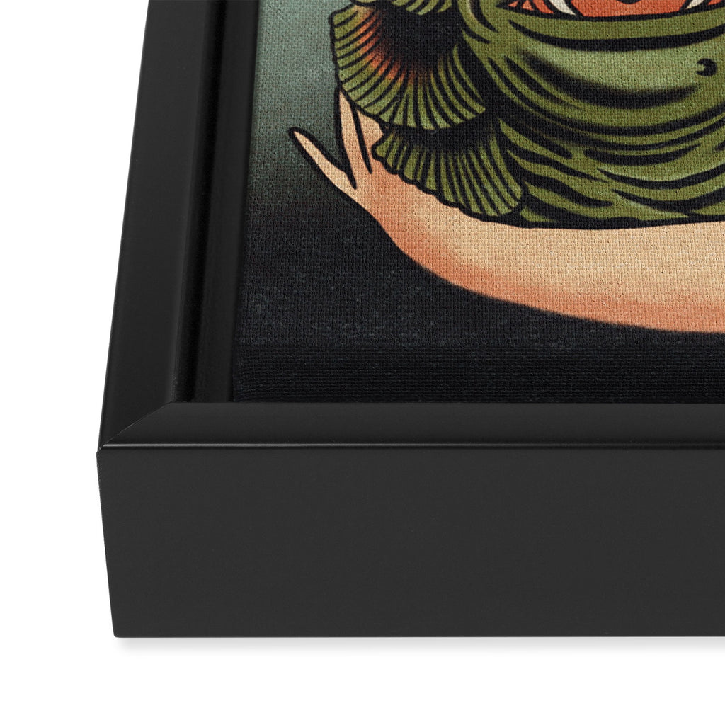My Creature from the Black Lagoon Framed Canvas Print Gallery Image 3