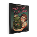My Creature from the Black Lagoon Framed Canvas Print Gallery Image 2