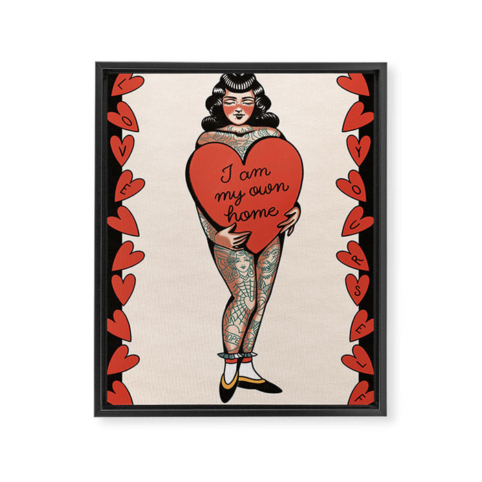 My own home Framed Canvas Print Gallery Image 1
