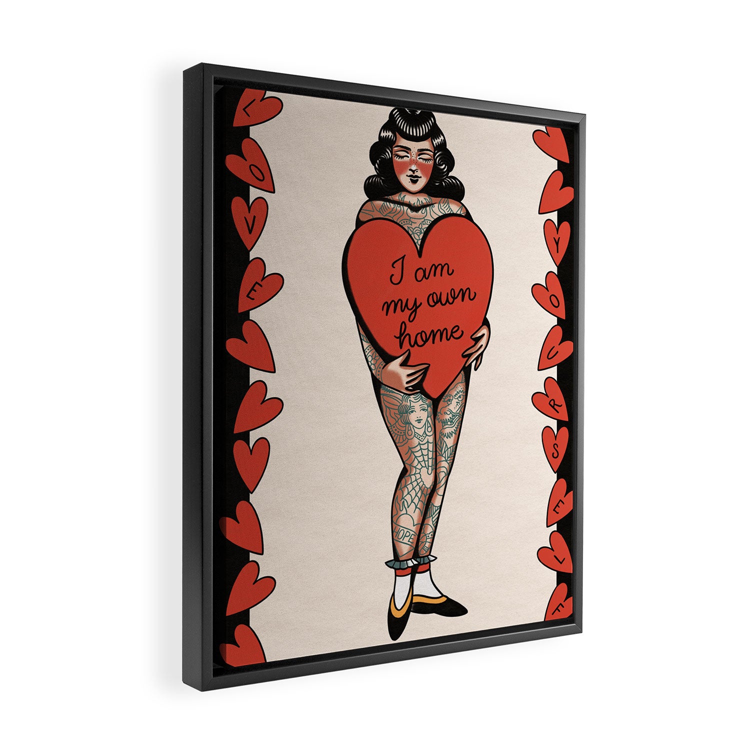 My own home Framed Canvas Print Gallery Image 2