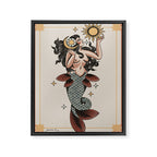 Mystic Mermaid  Framed Canvas Print Gallery Image 6