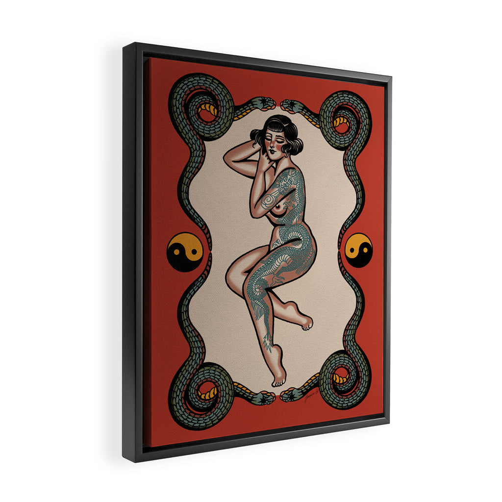 Peaceful among chaos  Framed Canvas Print Gallery Image 2