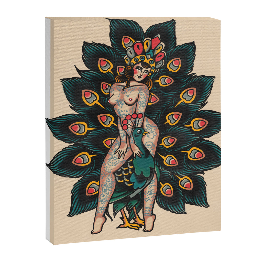 Peacock dream Canvas Print Gallery Image 6