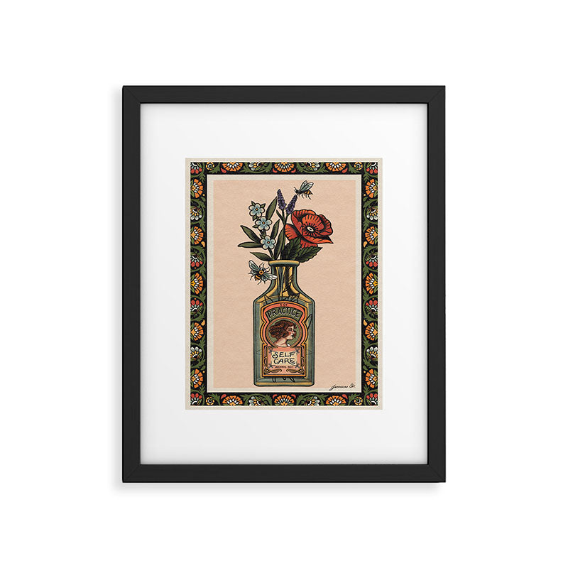 Practice Self Care Framed Art Print Gallery Image 5