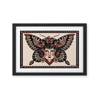 Queen of my heart (black hair) Framed Art Print Gallery Image 2
