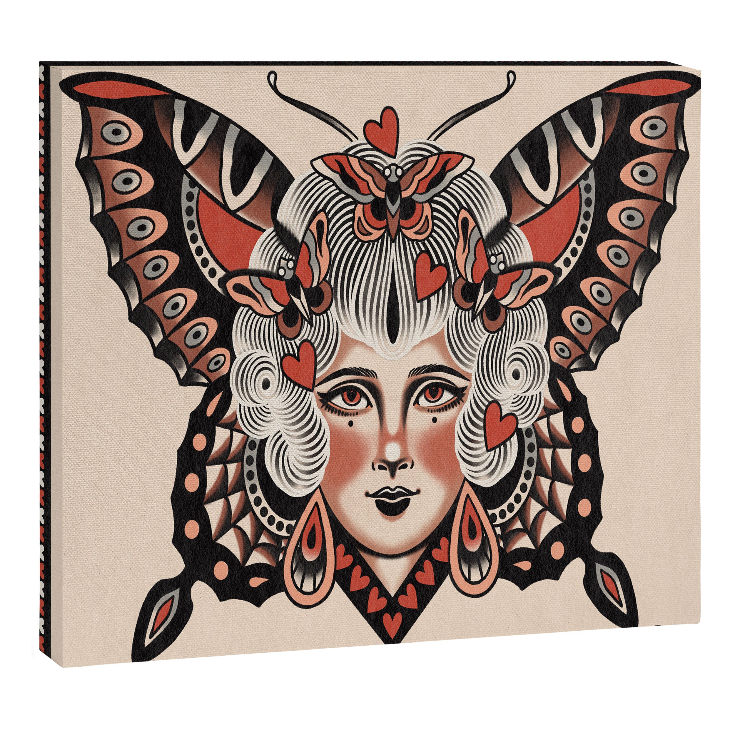 Queen of my heart (white hair) Canvas Print Gallery Image 8