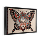 Queen of my heart (white hair) Framed Canvas Print Gallery Image 2