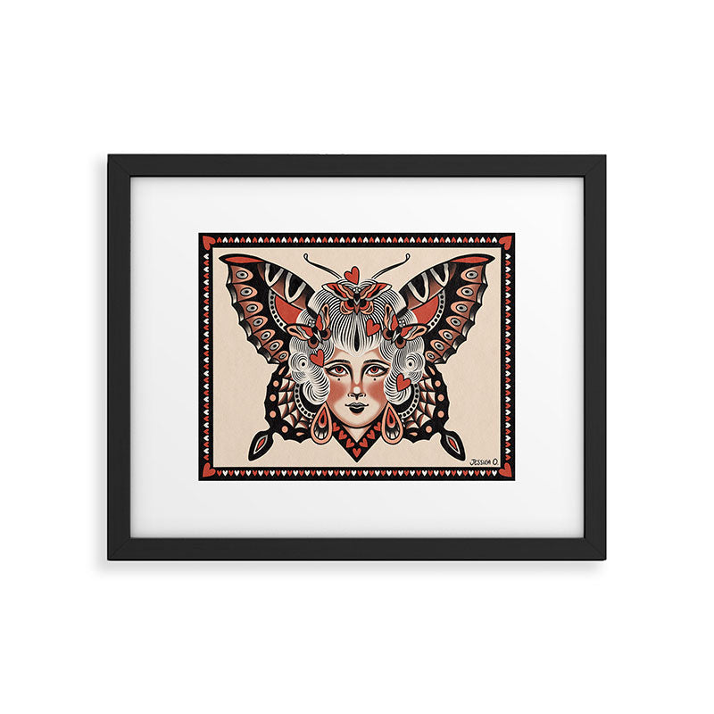 Queen of my heart (white hair) Framed Art Print Gallery Image 4